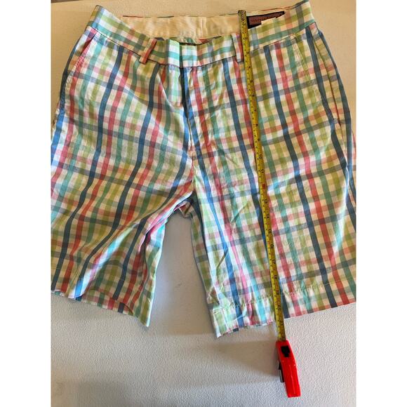 Vineyard Vines Men's Pastel Plaid Breaker Shorts 9" Size 33 - Picture 4 of 5